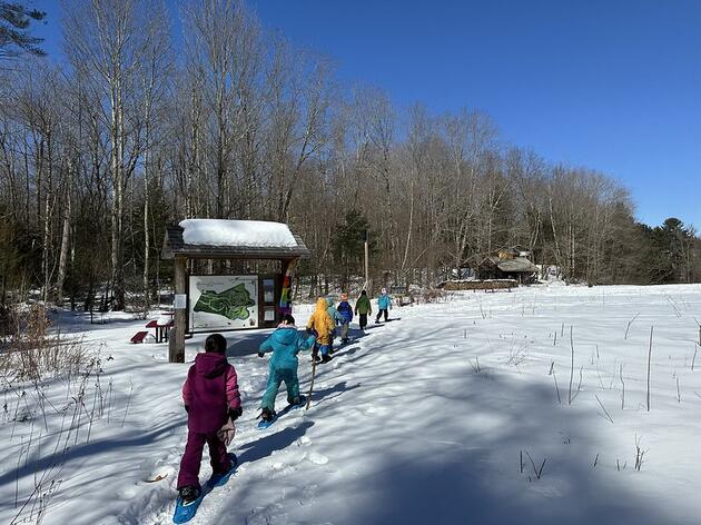 Snowshoeing Through the Sugarbush 