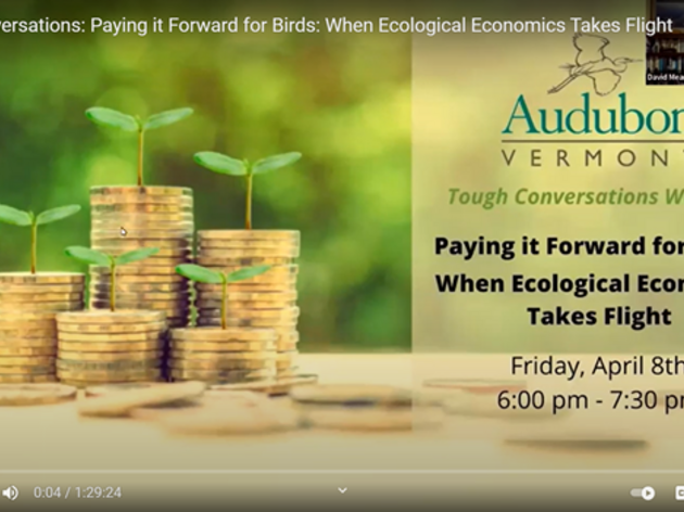 Tough Conversations: Paying it Forward for Birds: When Ecological Economics Takes Flight
