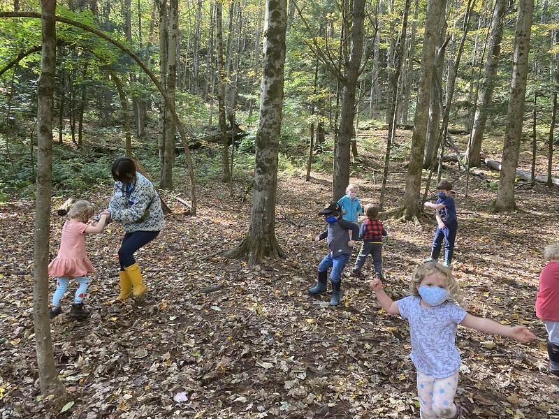 Dance party at Forest Camp