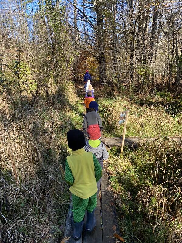 Hiking to Beaver pond