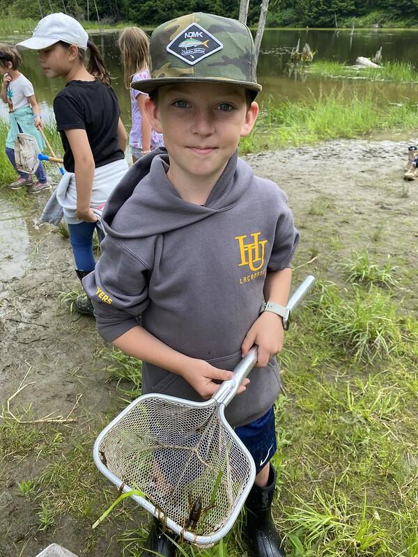 Camper with net