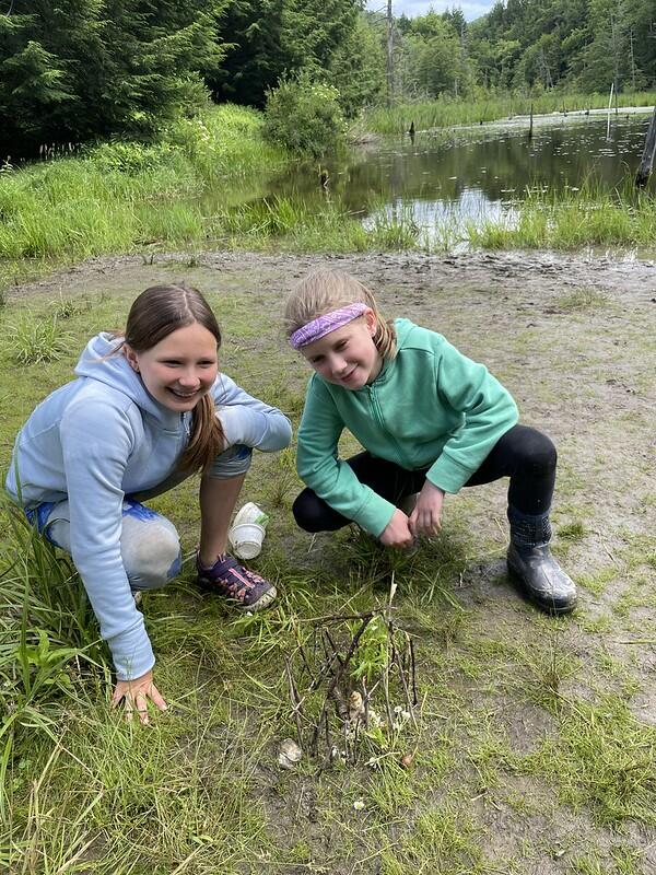 Campers at Beaver Pond