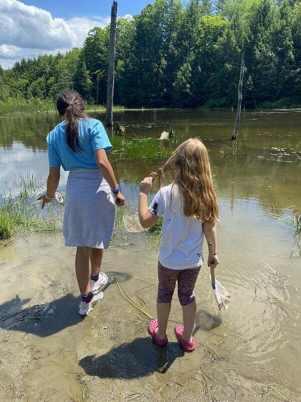 Pond scoping at Beaver Pond