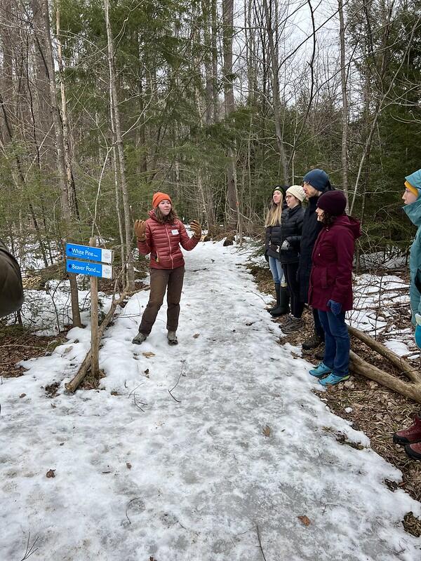 Sarah leading a pride hike