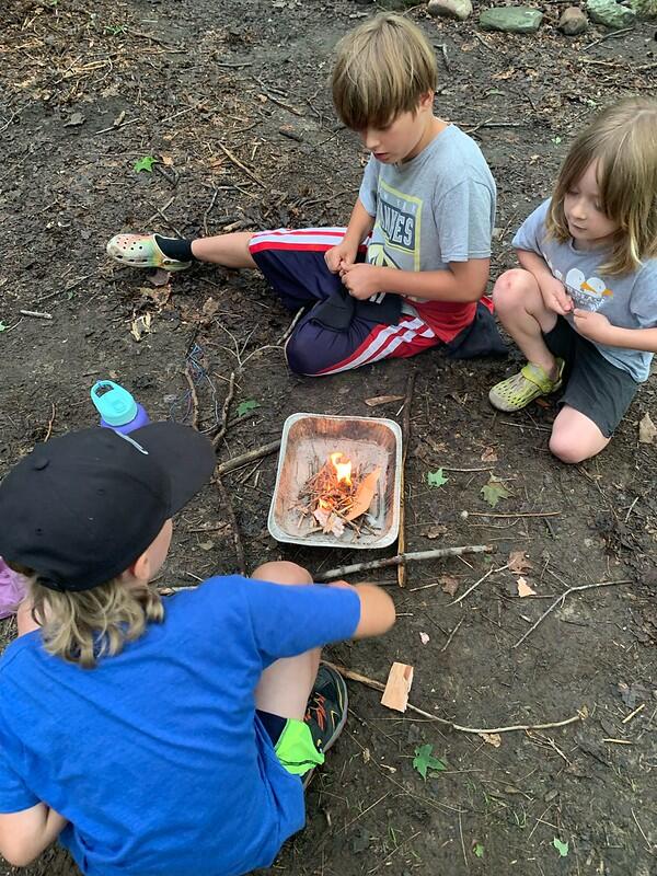 campers fire building
