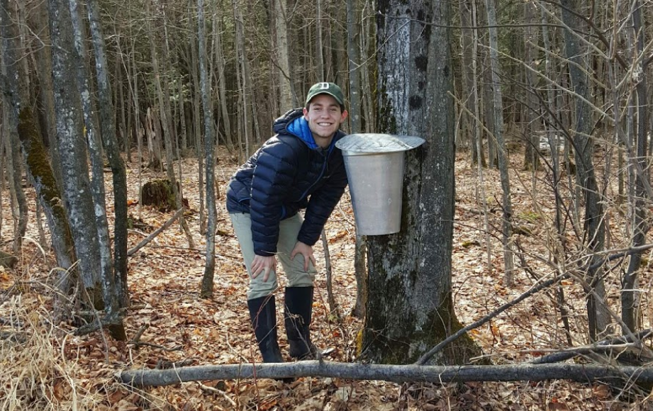 Alexander Cotnoir, Audubon Vermont Engagement Intern, Spring 2021.