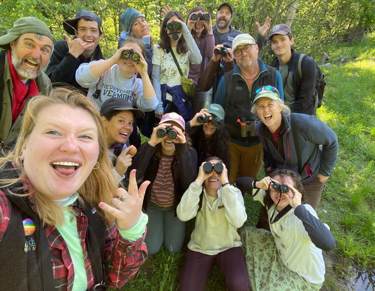Birdathon 2022: Audubon Vermont Staff selfie