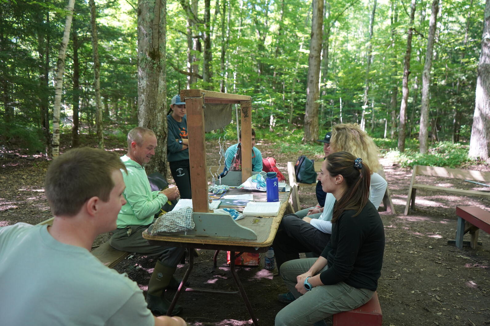 bird banding 2021 summer interns