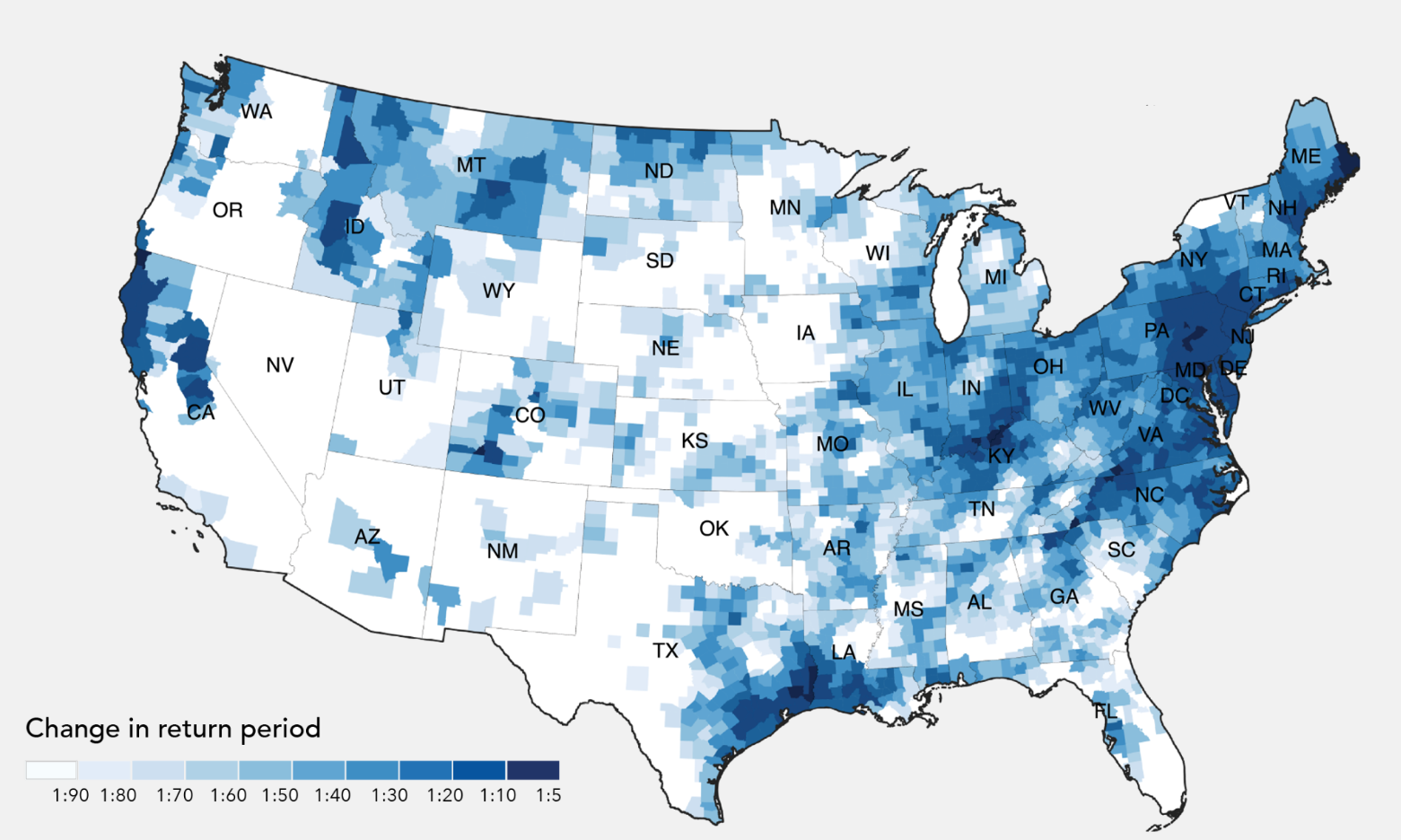 map; US; flood