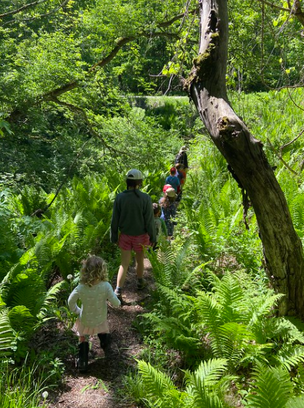 Hiking to Peeper Pond. Hiking to Peeper Pond.