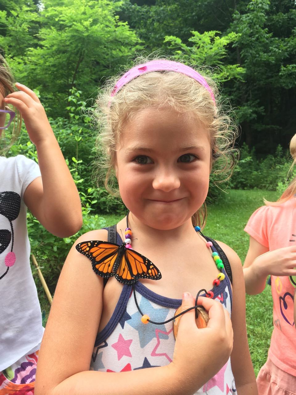 Butterfly at pre-k Camp 