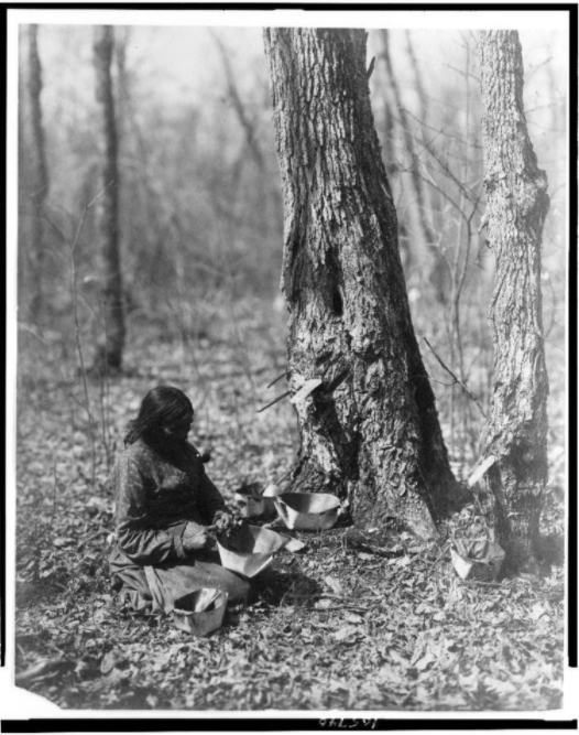 Menominee woman in Wisconsin