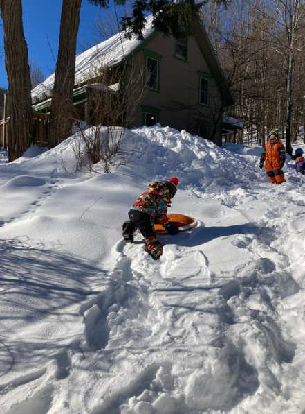 sledding