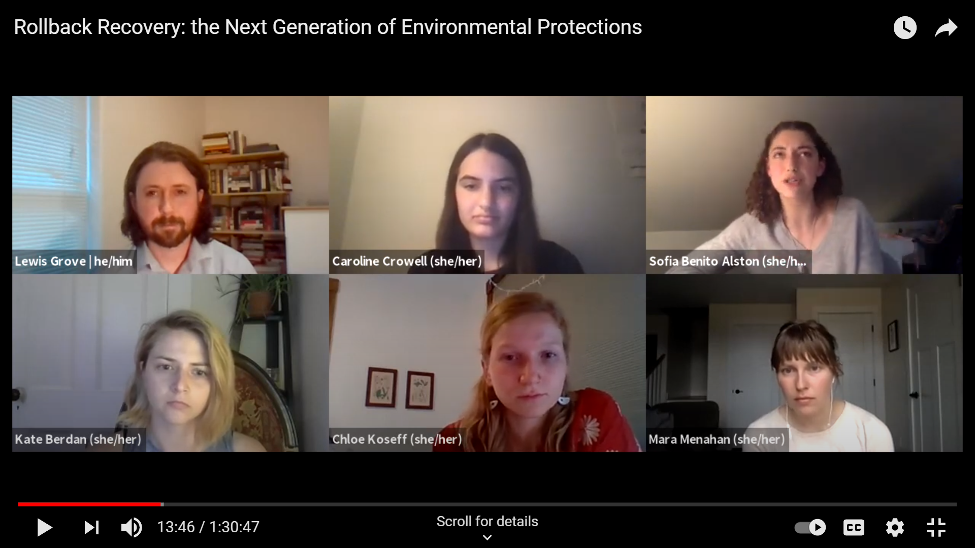Tough Conversations: Rollback Recovery: the Next Generation of Environmental Protections